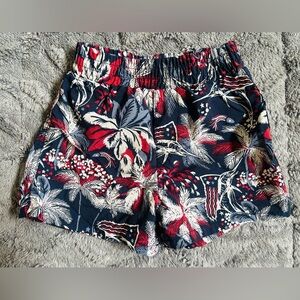Columbia Youth PFG Super Backcast Shorts  Navy Firework Fishin Theme Size: 3T
